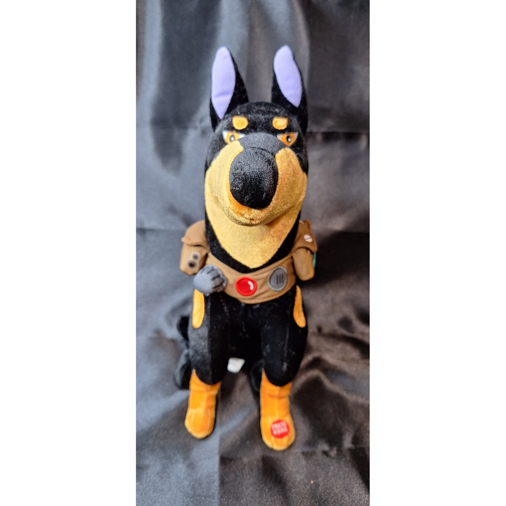 Disney Parks Pixar Up Alpha Doberman Talking Plush Dog Translation Collar